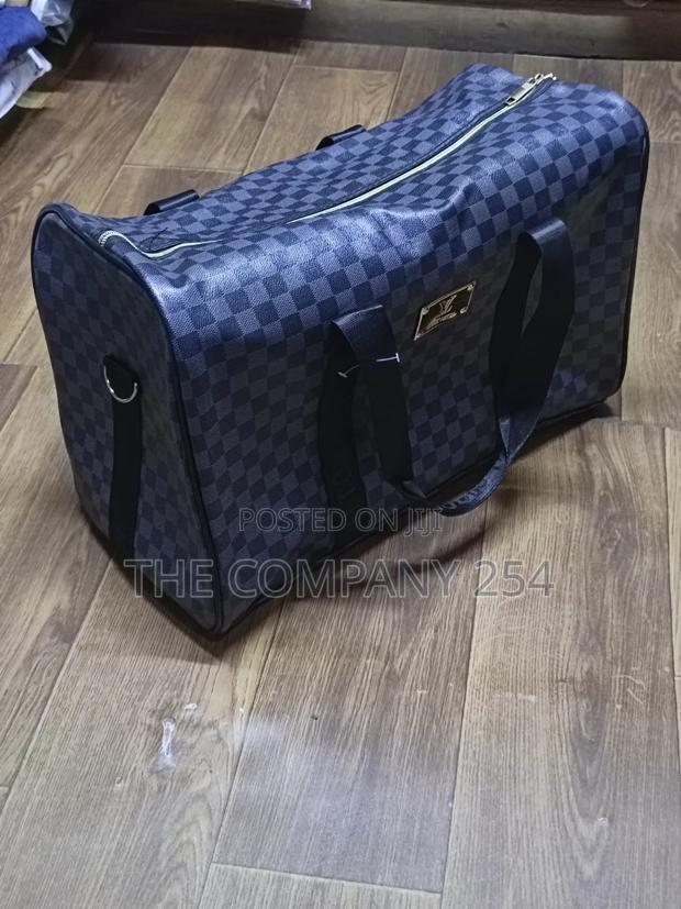 Quaquality Leather Lv Designer Hand Traveling Bags Medium Size - thumbnail 3