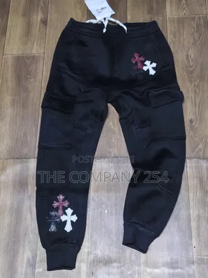 Quality Casual Chrome Heart Unisex Slim Fit Sweatpants Available