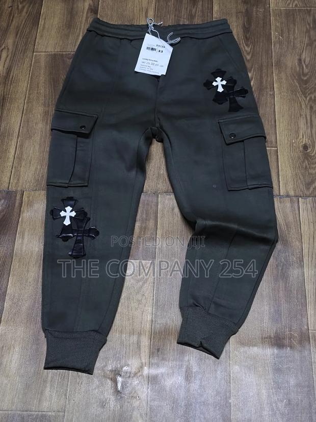 Quality Casual Chrome Heart Unisex Slim Fit Sweatpants Available - thumbnail 7