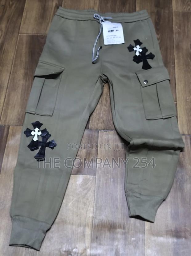 Quality Casual Chrome Heart Unisex Slim Fit Sweatpants Available - thumbnail 8