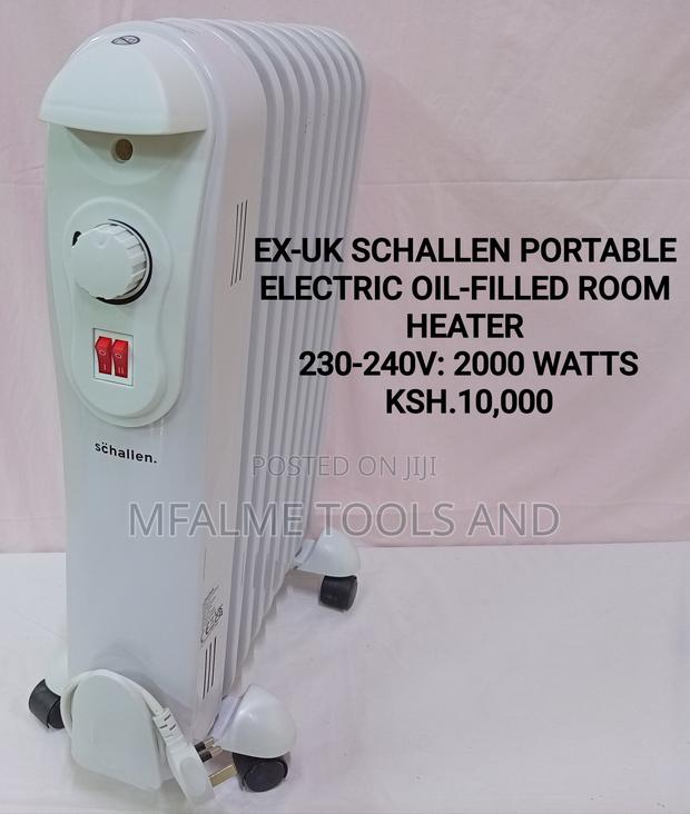 Ex-Uk Schallen Eletric Oil-Filled Room Heater