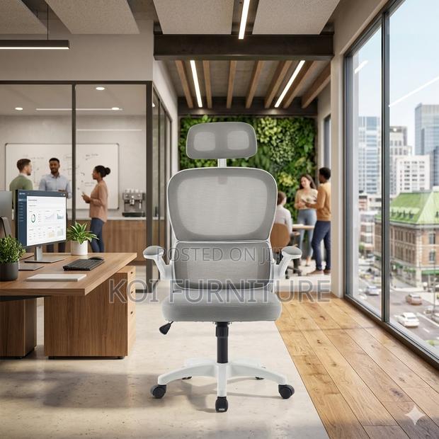 Office Chairs; Orthopedic White Orthopedic Recliner Chairs - thumbnail 2