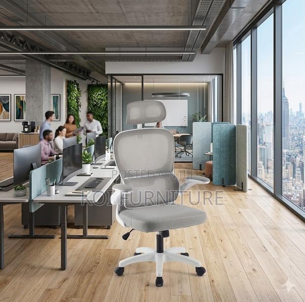 Office Chairs; Orthopedic White Orthopedic Recliner Chairs - thumbnail 3