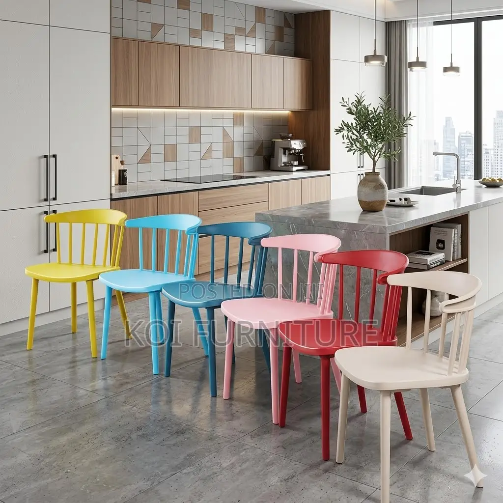 Dining Chairs; Plastic Balcony Dining Chair