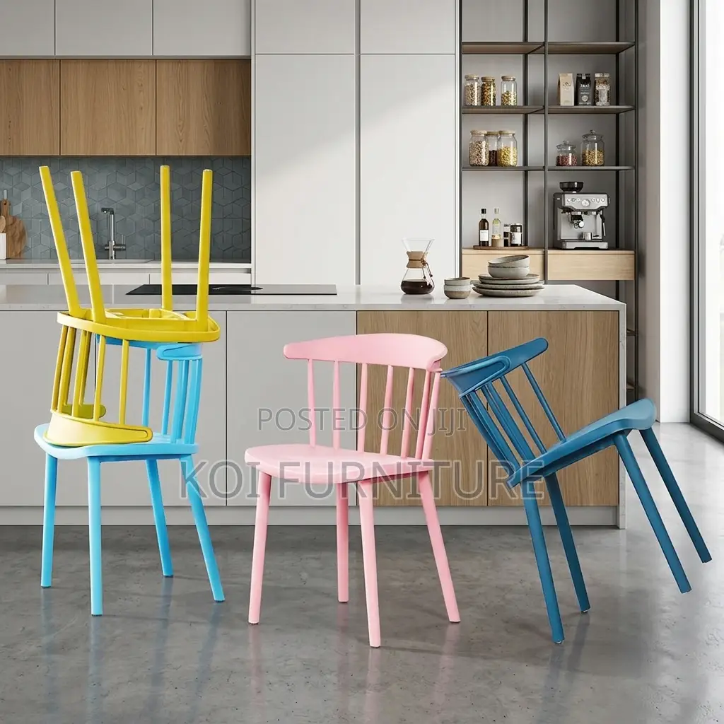 Dining Chairs; Plastic Balcony Dining Chair