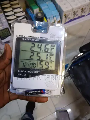 Temperature And Humidity Clock Meter Htc 2