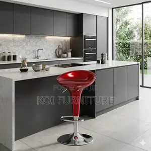 Barstools; Sleek Contemporary Adjustable Swivel Bar Stools