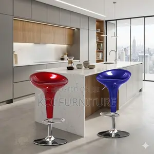 Barstools; Sleek Contemporary Adjustable Swivel Bar Stools