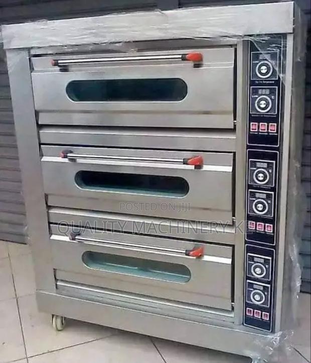 Stainless 3deck 6 Trays Electric Oven