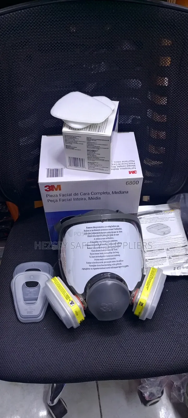 6800 3m Full Face Chemical Respirator Mask(Complete)