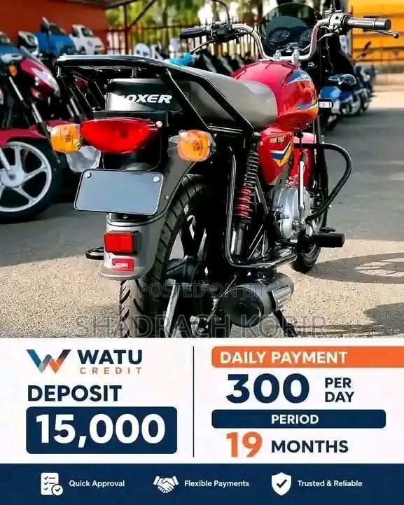New Bajaj Boxer 125 2025 Red - thumbnail 2