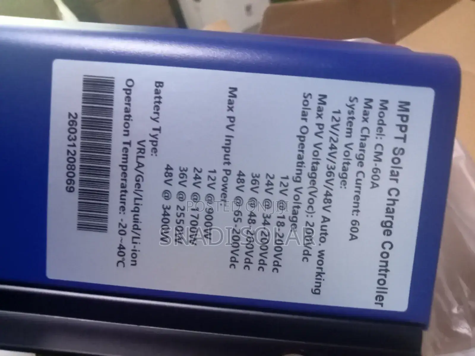 60a MPPT Charge Controller
