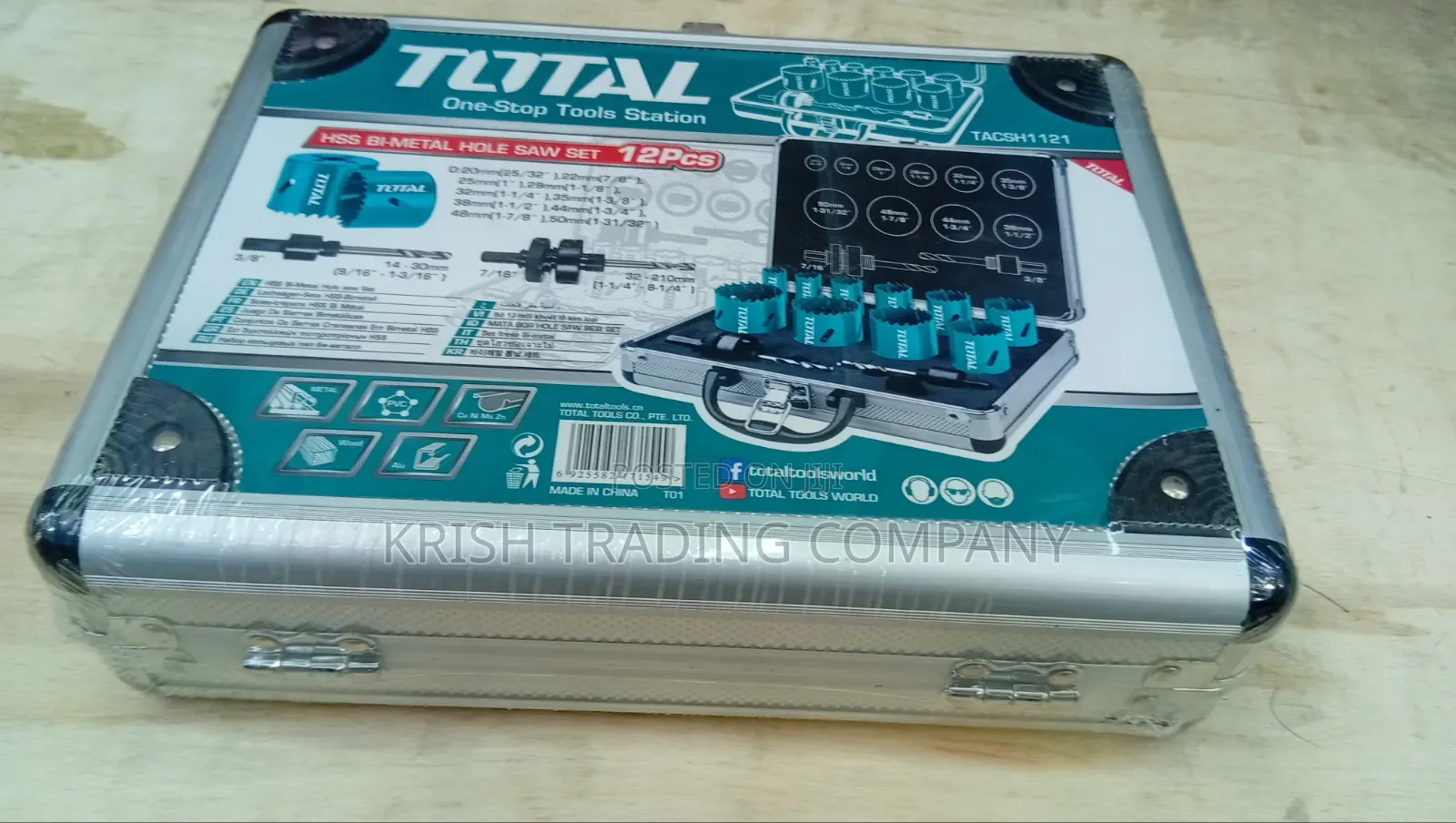 12pcs HSS Bi-Metal Hole Saw Set