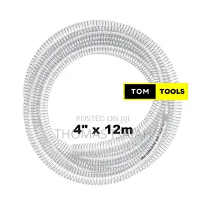4 Inch X 12m Clear Wired Heavy Duty Suction Pipe