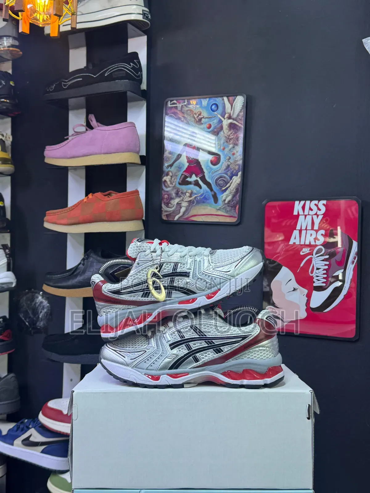 Asics Gel Kayano 14 Classic Red. Sizes :_37 38 39 40 41 42 43 44 45_