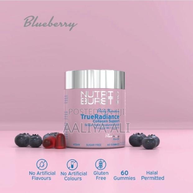 Nutriburst True Radiance Collagen Support Gummies 60s Uk Imported - thumbnail 2