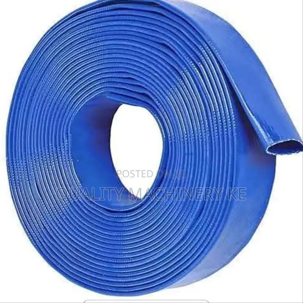 Easy to Use PVC Delivery Pipe/ Flexible Flat Hose Pipe 3”50m