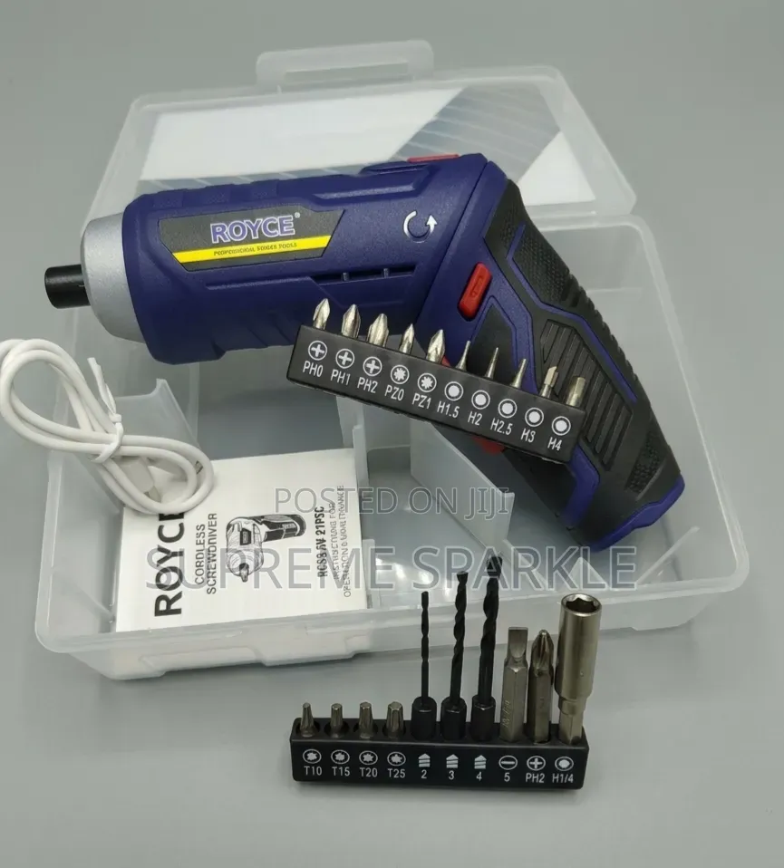 Royce Cordless Screwdriver Set. 21pcs