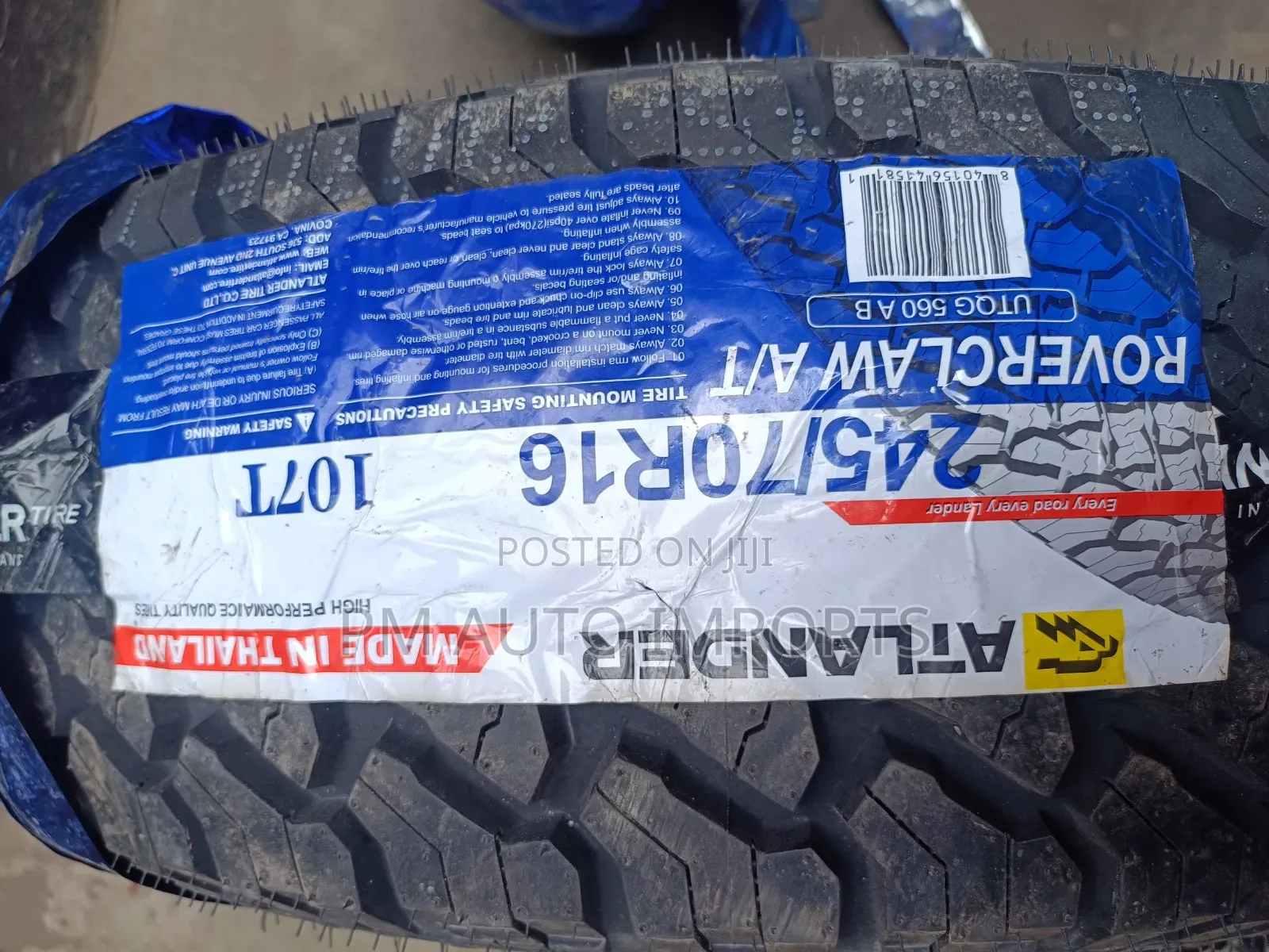 Pickup Truck Atlander Tyres 245/70r16