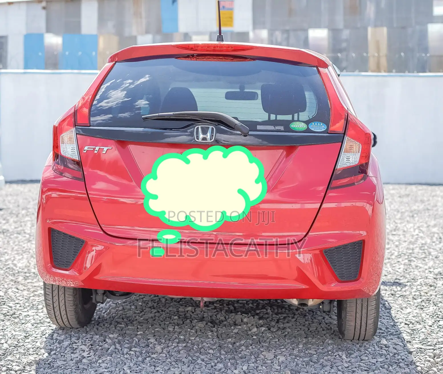 Honda Fit 2017 Red