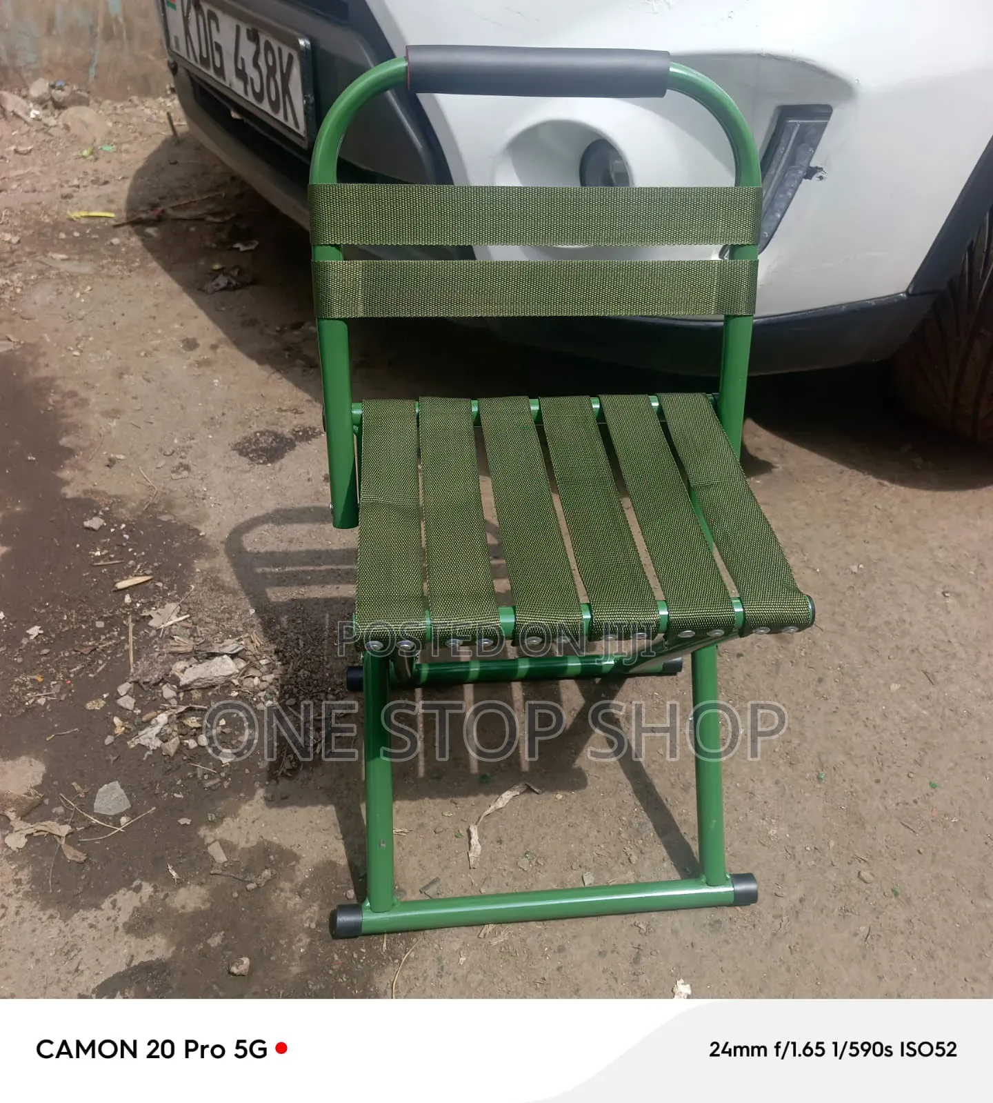 Portable Extra Strong Metal Folding Camping Chair