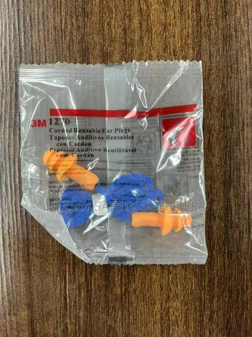 3m 1270 Corded Reusable Ear Plugs