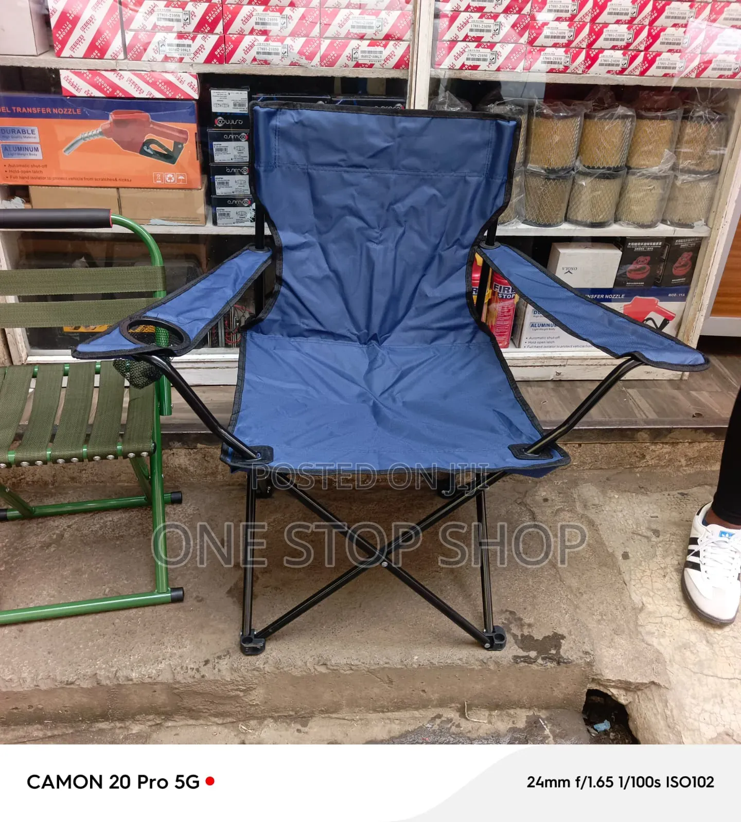 Camping Seat Folds for Easy Storage and Typically Has a Carry Bag