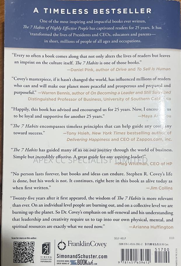 7habits of Highly Effective People - thumbnail 2