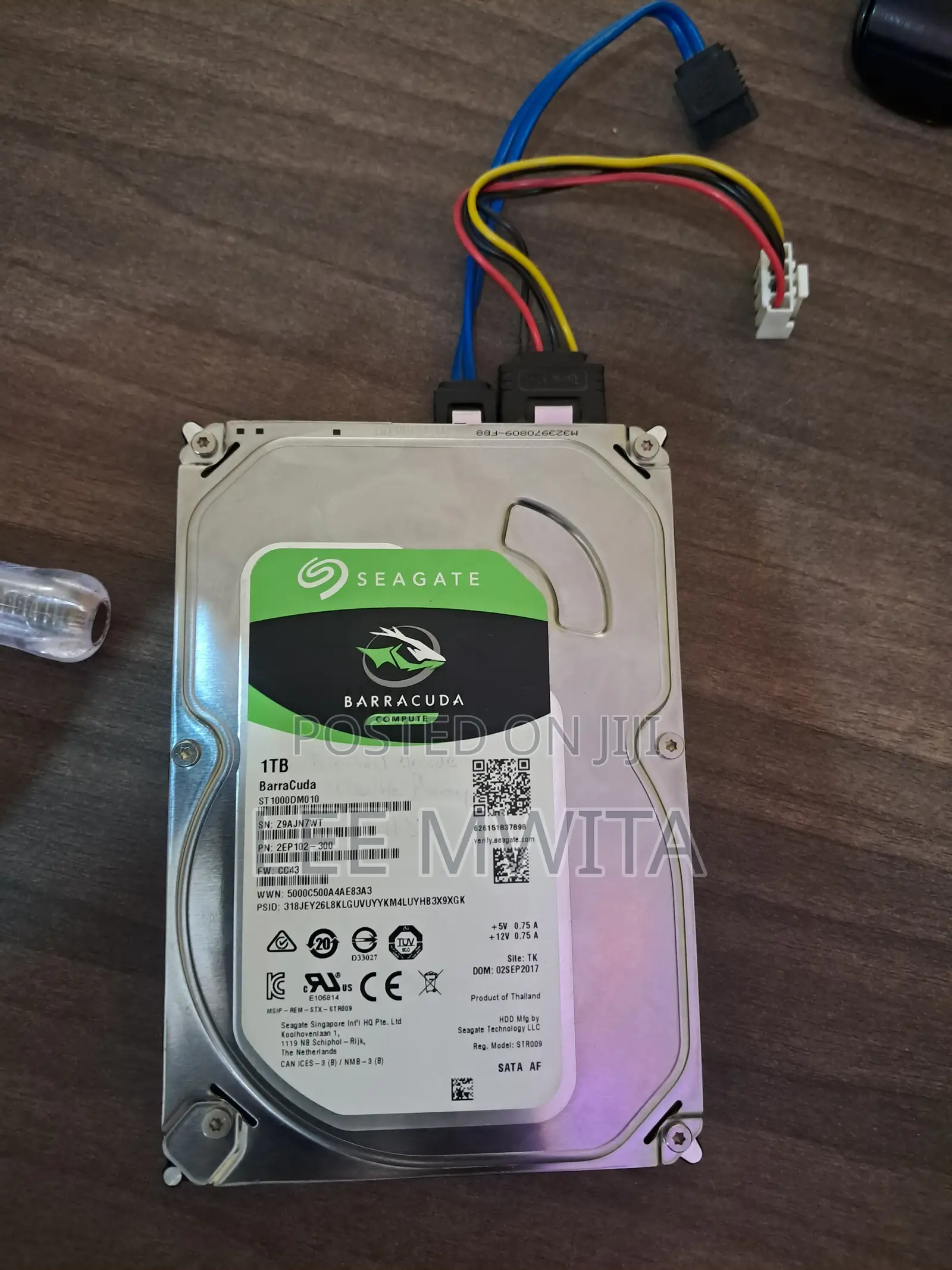 Seagate Desktop Internal HDD 1tb Barracuda