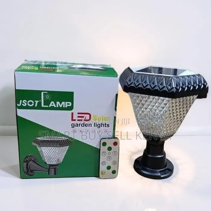 Fast Charging Outdoor Led Garden Light Main Gate Post Solar Light Lamp