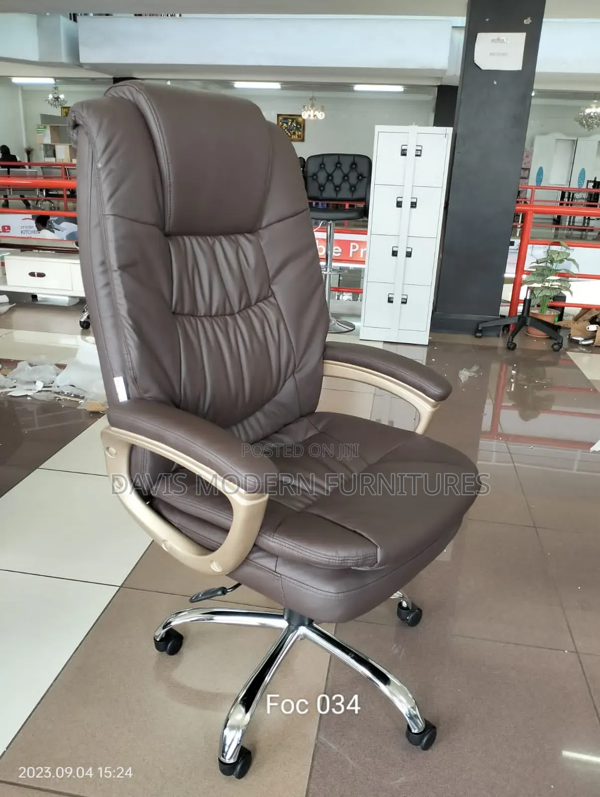 A Brown Executive Office Chair