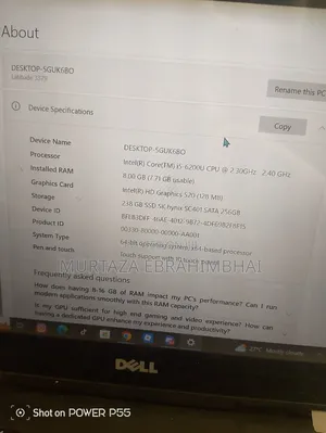 Laptop Dell Latitude 13 3379 8GB Intel Core i5 SSD 256GB