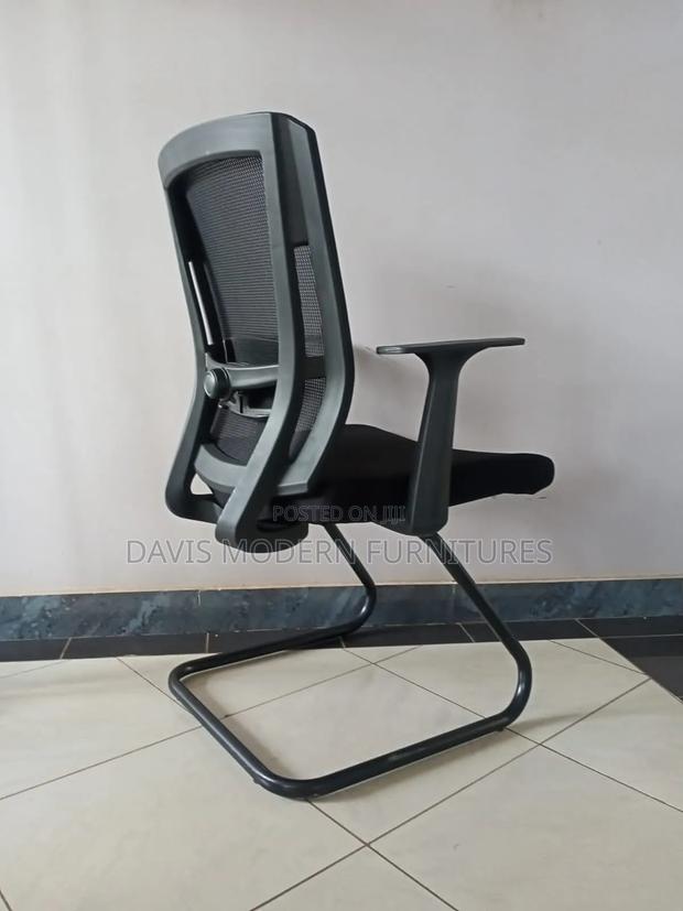 A Black Mesh -Back Office Chair