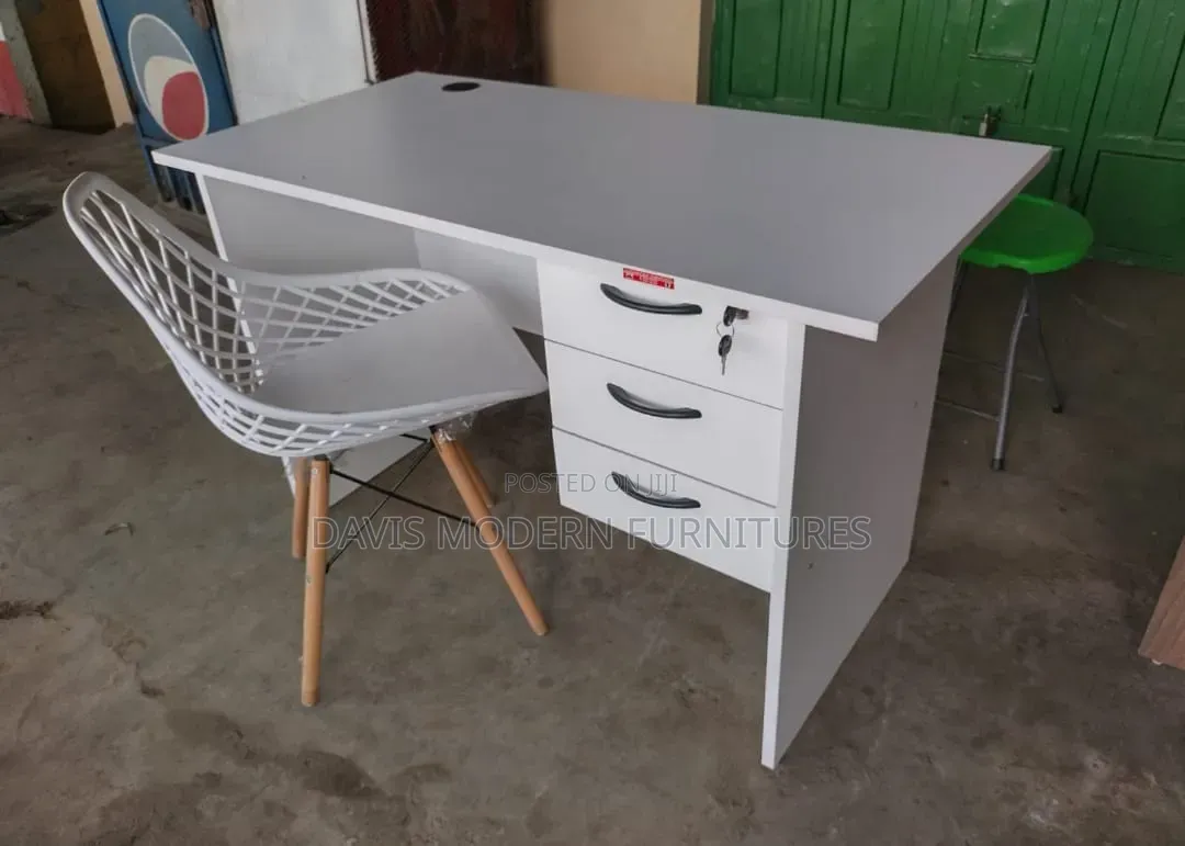 White Office Desk