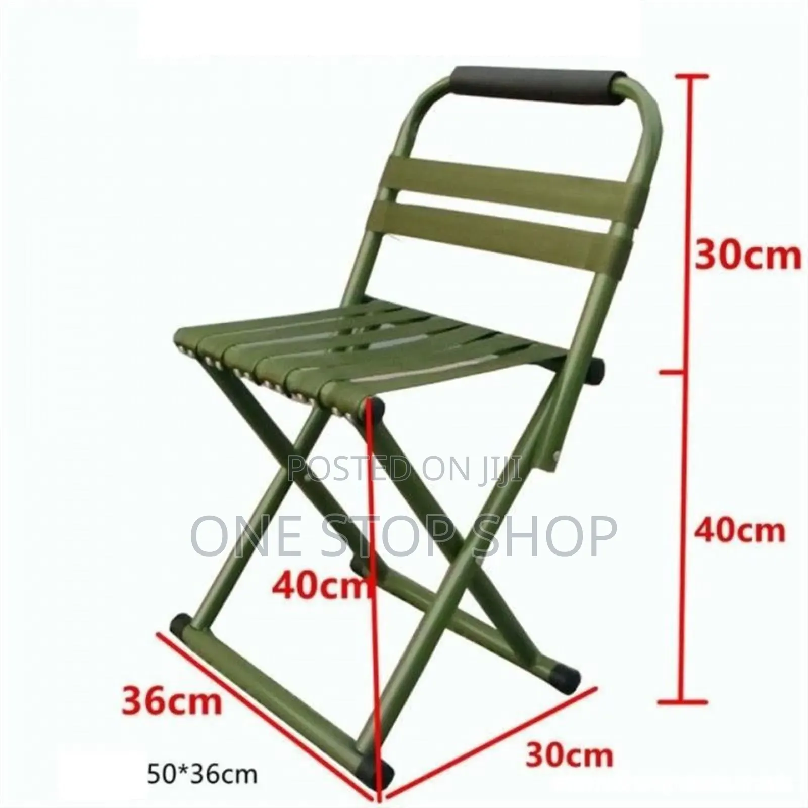 Foldable Durable,Stable Camping Seat With Backrest Height