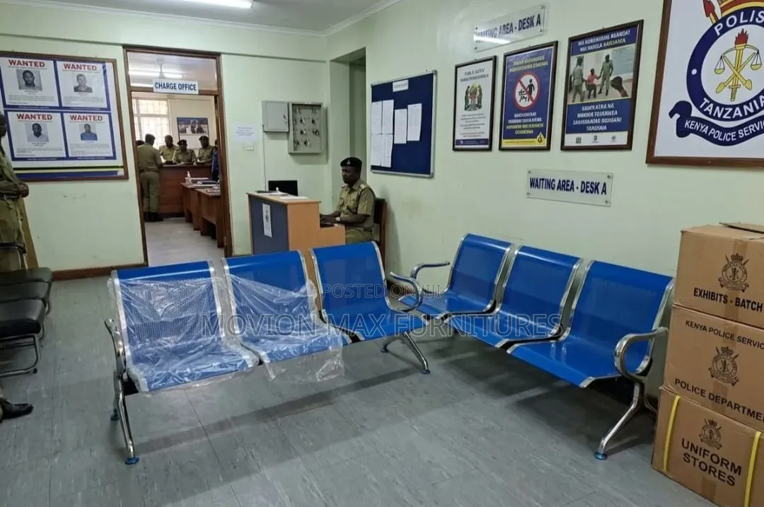 Blue Link Chair Waiting Chairs