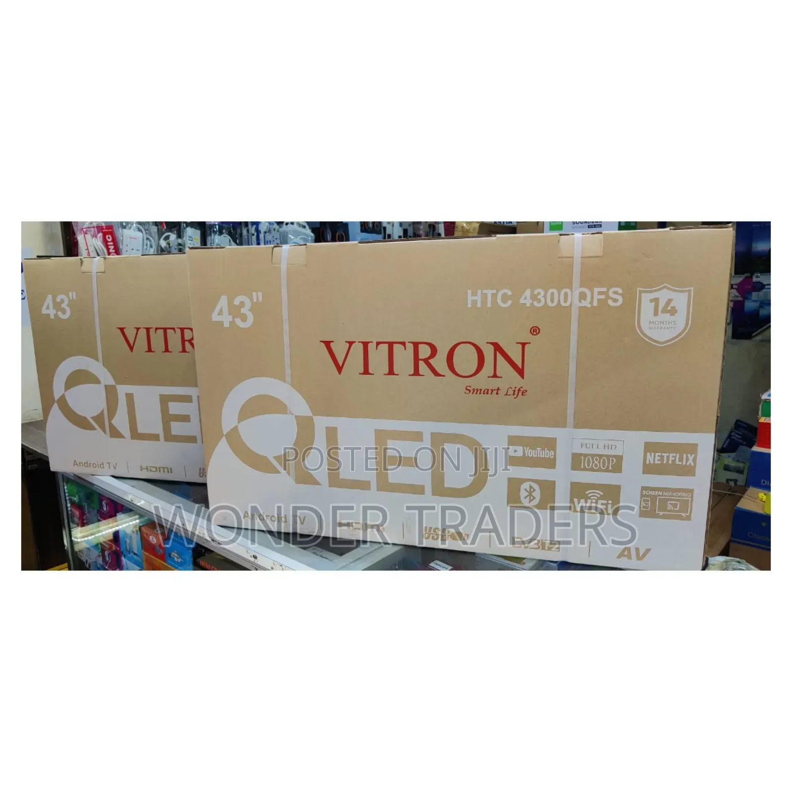 Vitron Tv 43” Smart Qled Frameless