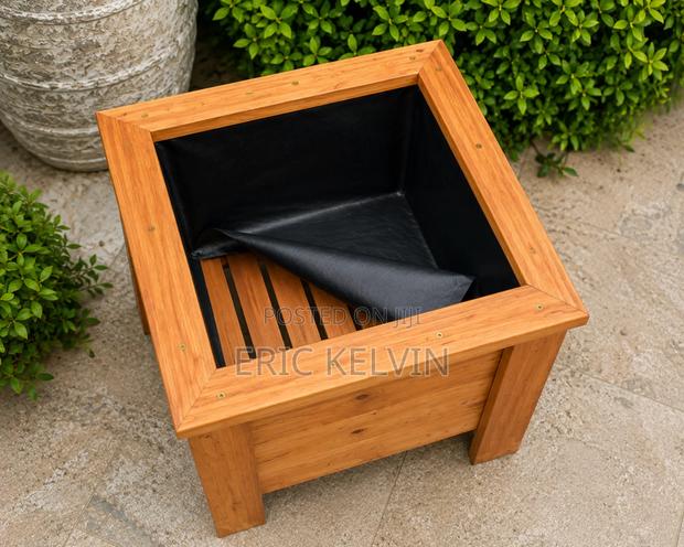 Premium Solid Cypress Wooden Planter | Heavy-Duty | 60l Capacity