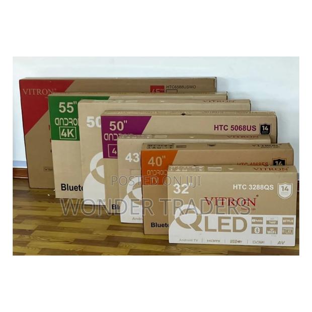 Vitron 32" Qled Frameless Smart Tv With Bluetooth - thumbnail 2