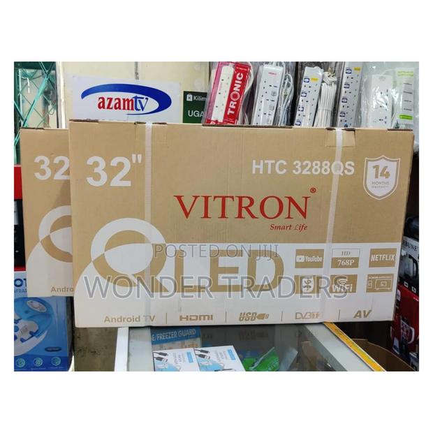 *Vitron 32" Qled Smart Android Frameless With Bluetooth - thumbnail 2
