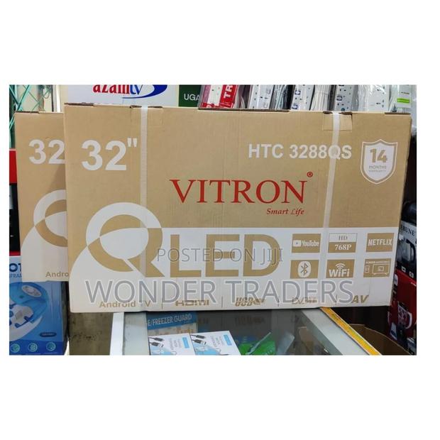 Vitron 43 Inches Smart Qled Frameless Tv With Bluetooth