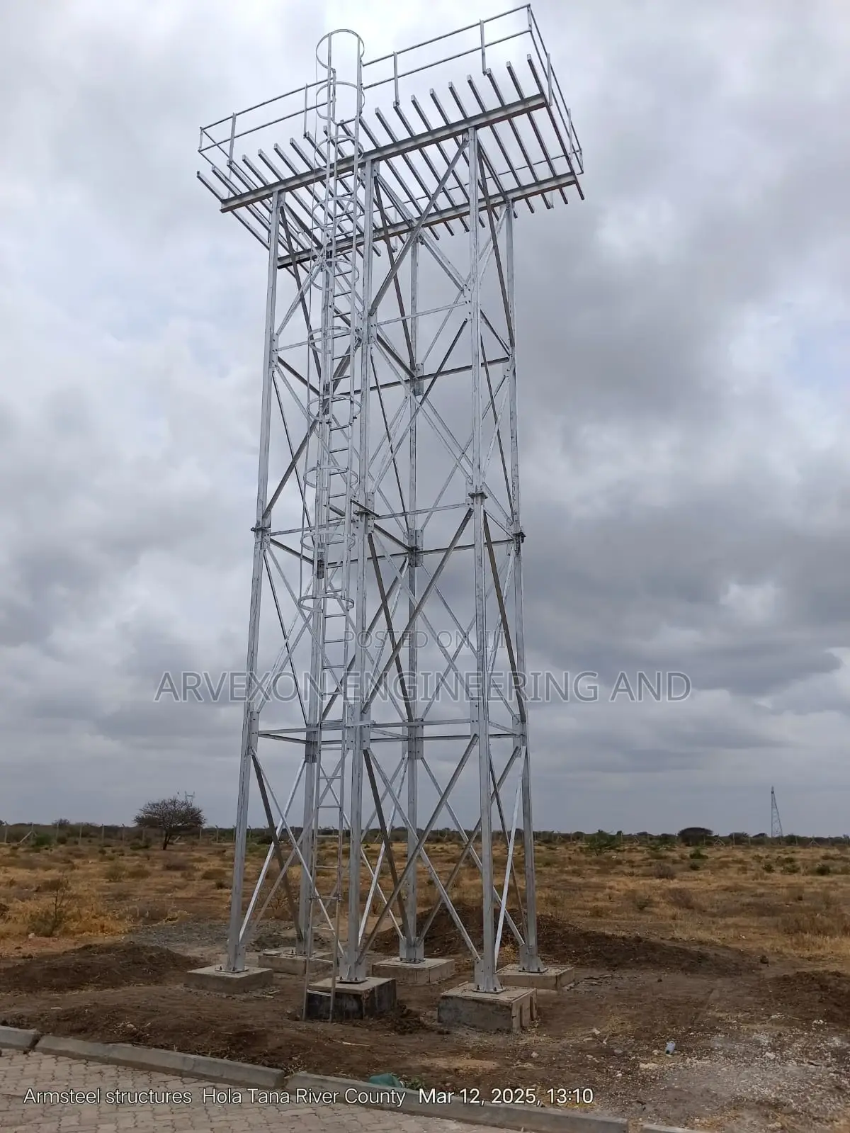 Elevated Water Tanks Installation