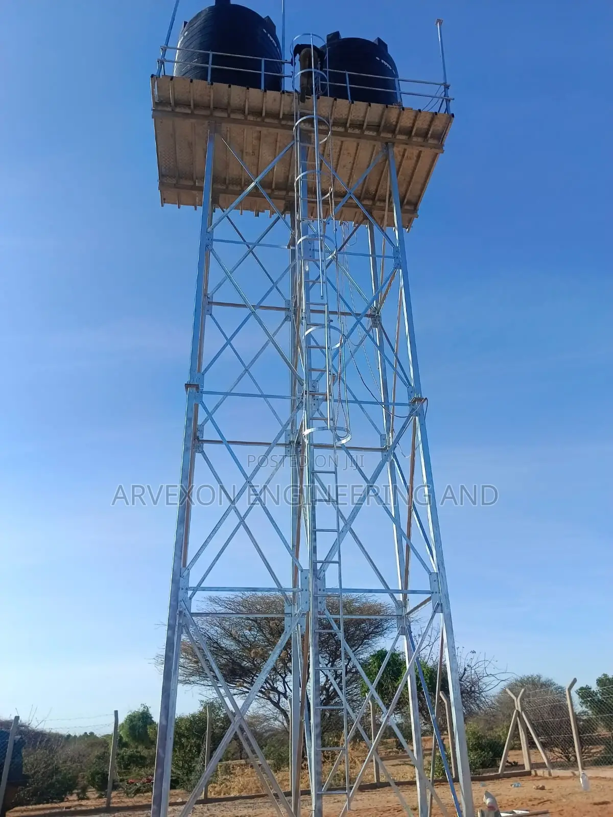 Elevated Water Tanks Installation