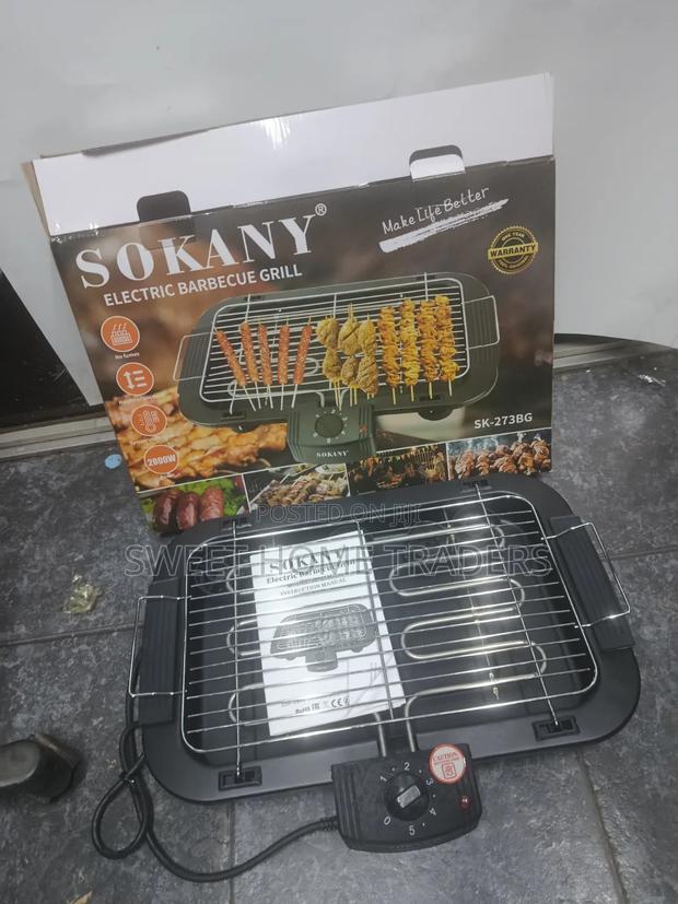 Sokany Electric Barbecue Grill 2000w With 1 Year Warranty