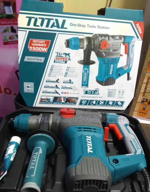Reliable Powerful Total 1500w Rotary Hammer /Hilt - thumbnail 2