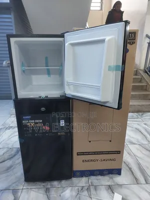 Ecomax 138l Fridge Double Door BCD-138 + Free Fridge Guard