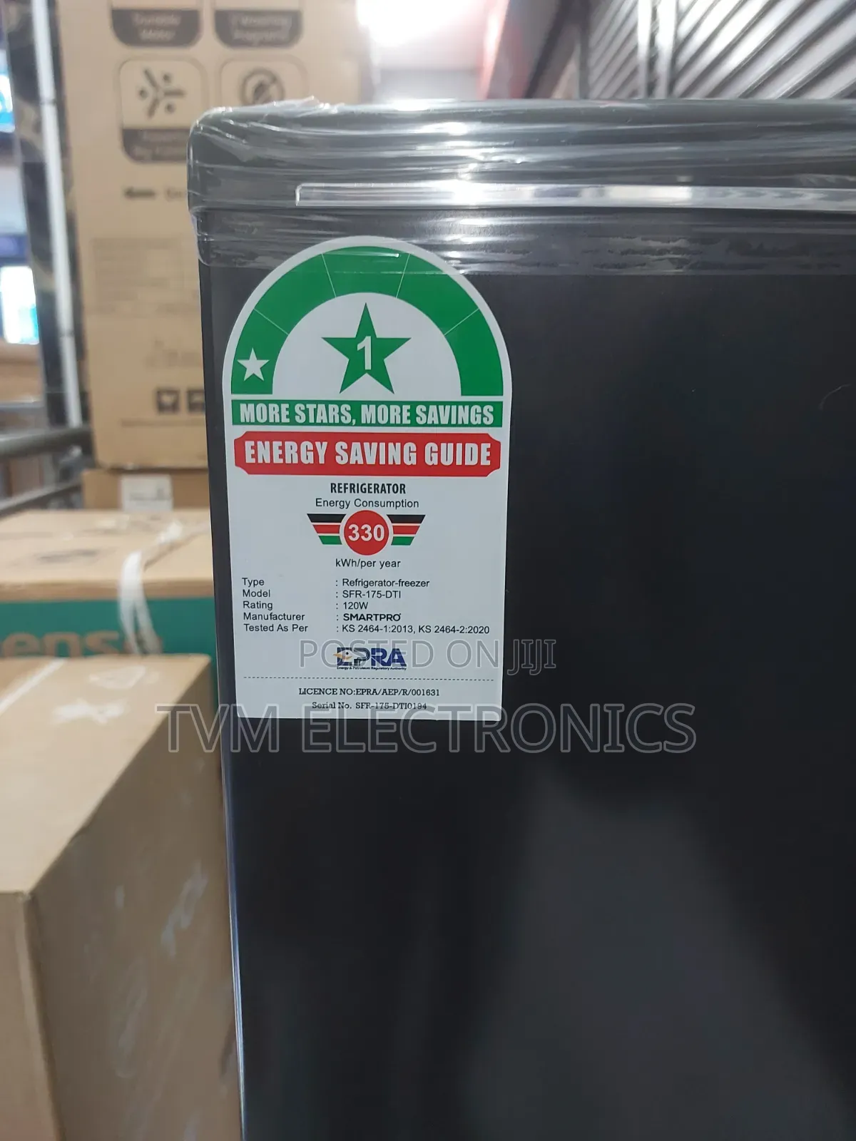 Smart Pro SFR-175-Dt-I Double Door Refrigerator, 138l