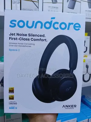 Soundcore Space 2 by Anker Active Noise Cancelling Headphones in Black