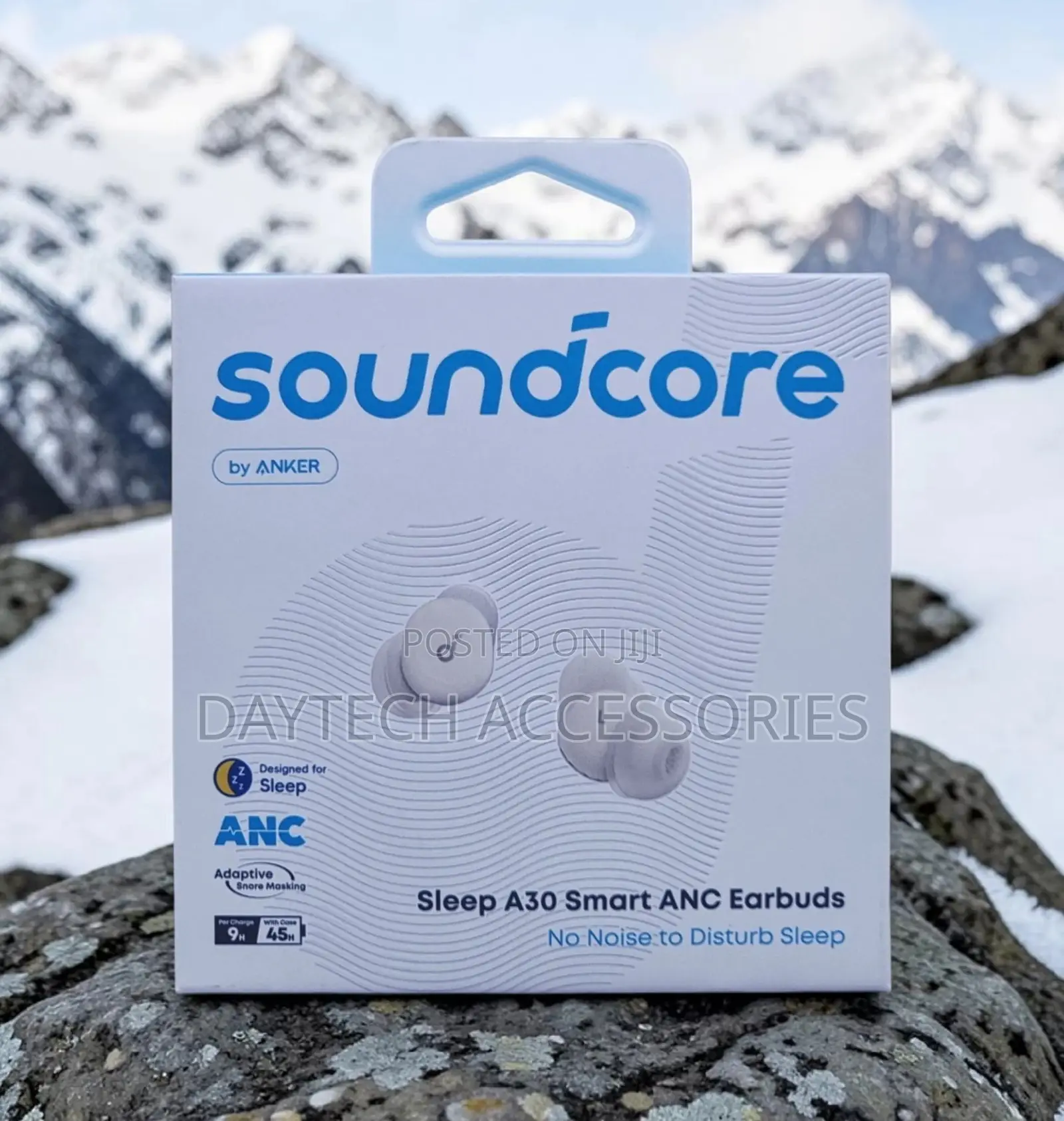 These Are Soundcore Sleep A30 Smart Anc Earbuds by Anker.