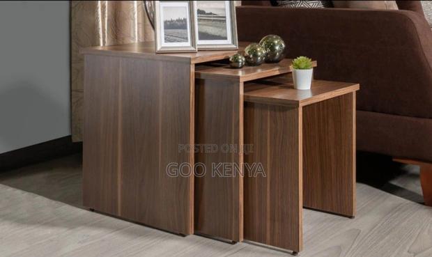 Coffee Table; High Quality Wooden 3 Piece Nesting Side Coffee Tables